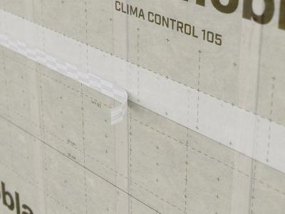 CLIMA CONTROL 105 vapour control layer wall installation taped joint