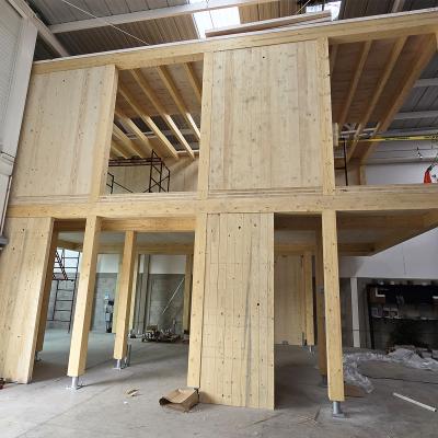 The first building with load-bearing walls made of CLT panels in Mexico 