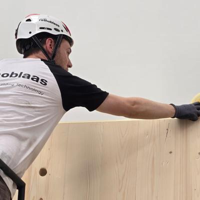 The first building with load-bearing walls made of CLT panels in Mexico 