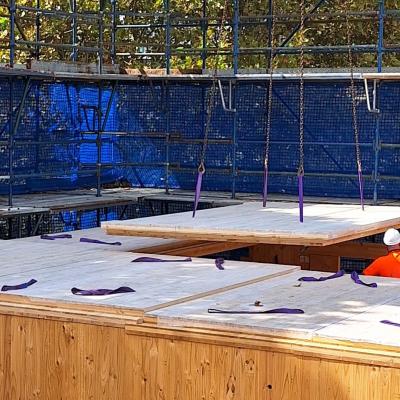 72 new house in cross laminated timber and concrete with DEFENCE ADHESIVE 