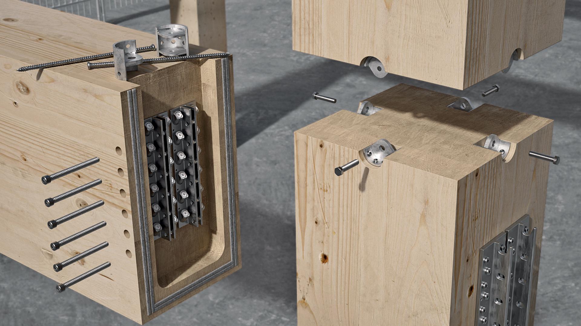prefabricated connections for timber buildings