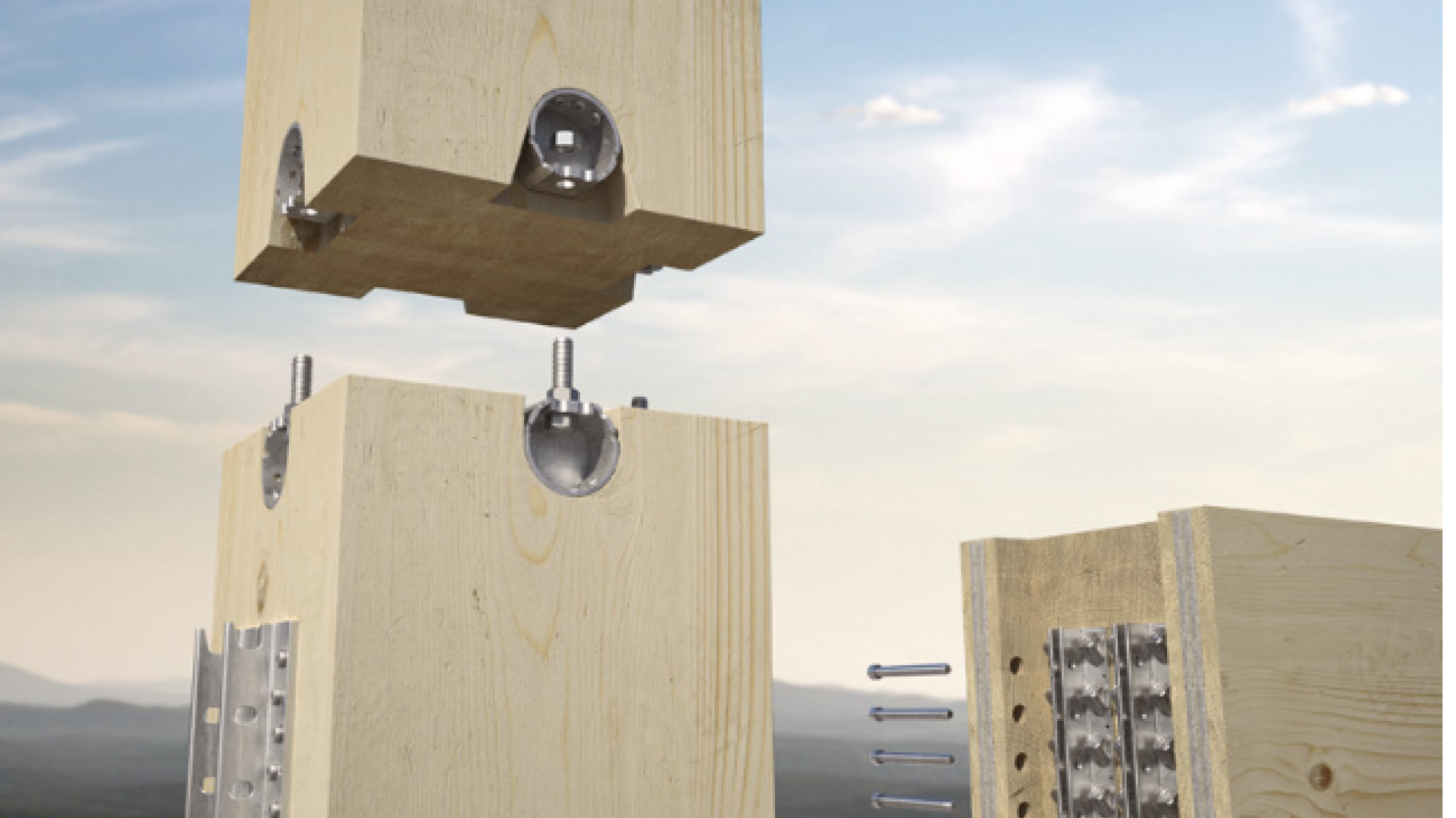 prefabricated connections for timber buildings
