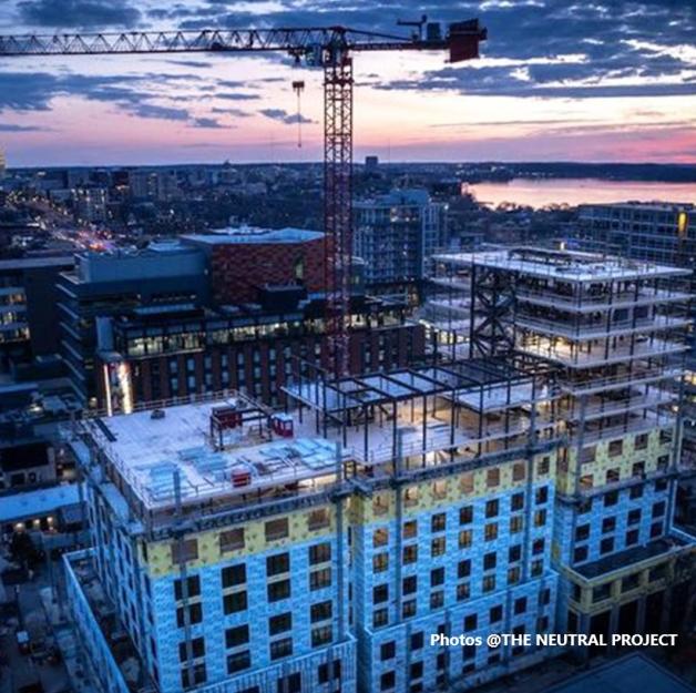 Bakers place, Madison: mass timber gets ahead of carbon taxing 