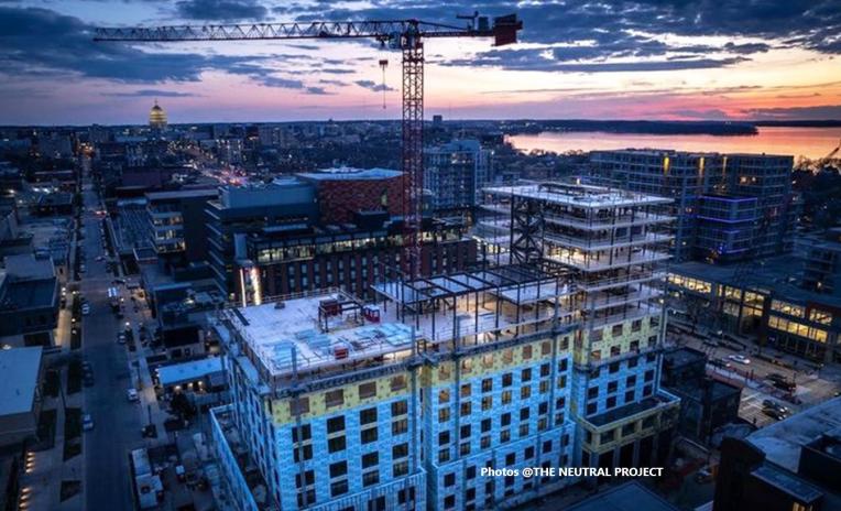 Bakers place, Madison: mass timber gets ahead of carbon taxing 