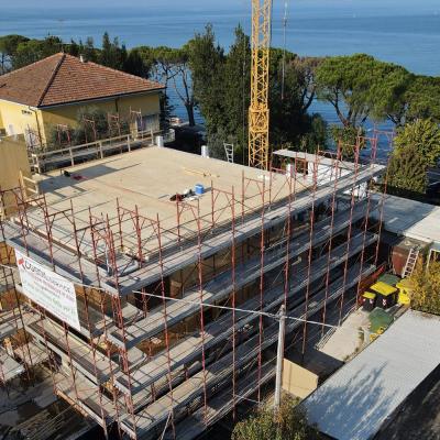 multipiano in pannelli in X-LAM a Peschiera del Garda