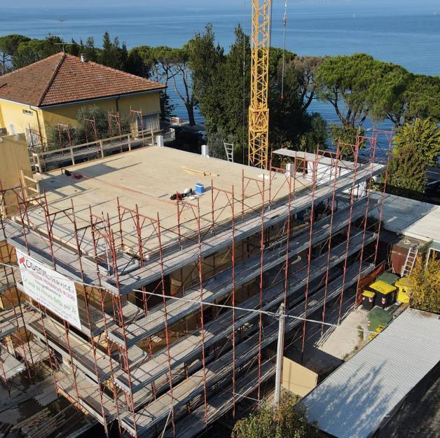n multipiano in pannelli in X-LAM a Peschiera del Garda