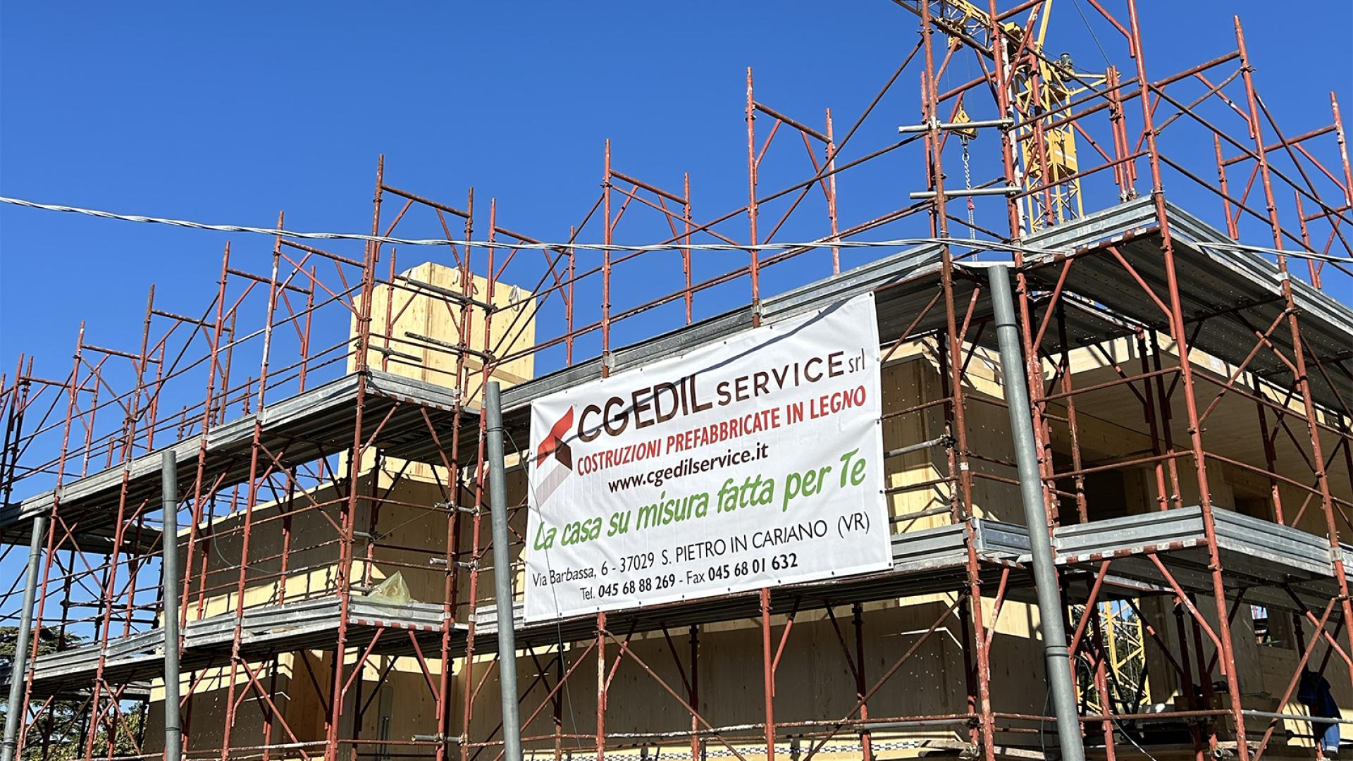 A Multi-Storey building in Peschiera del Garda made from CLT panels