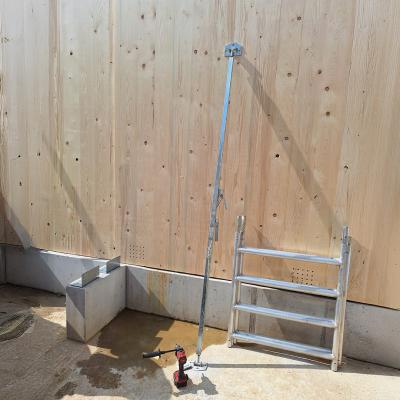 Montaggio case in X-LAM: supporto temporaneo GIRAFFE