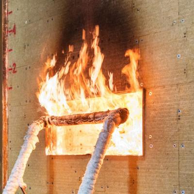 Ventilated façade must have fire-resistant components