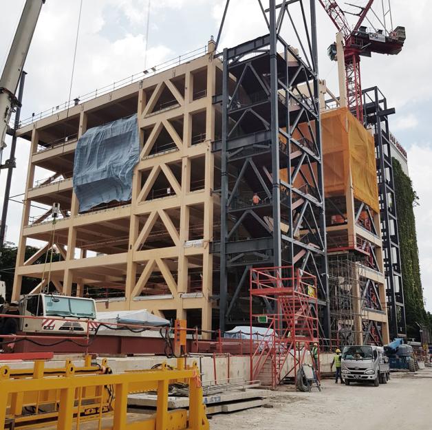 Grattacielo ibrido in legno, acciaio e calcestruzzo