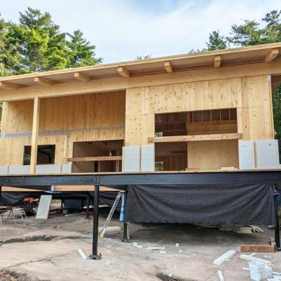 Isolamento acustico per edifici prefabbricati in X-LAM