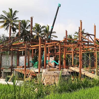 Begawan Biji, a hardwood structure fastened with HBSH and LBSH