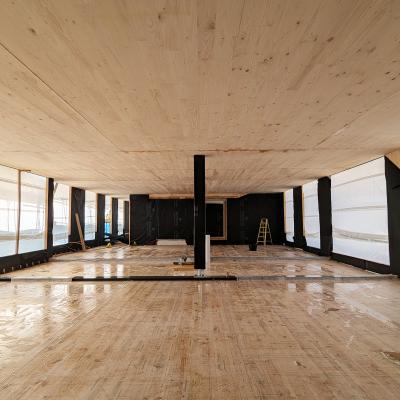 Royalty Studios, CLT structure under construction