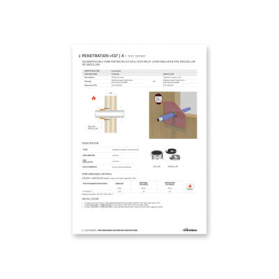 FIRE RESISTANCE FOR SERVICE PENETRATIONS