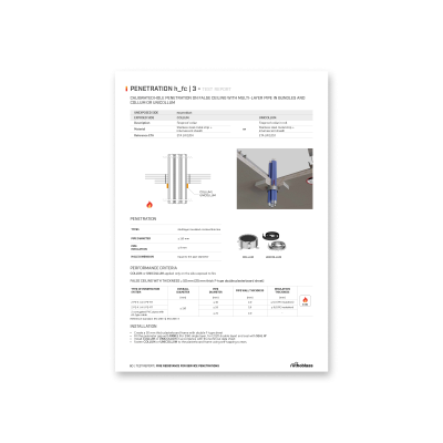 FIRE RESISTANCE FOR SERVICE PENETRATIONS