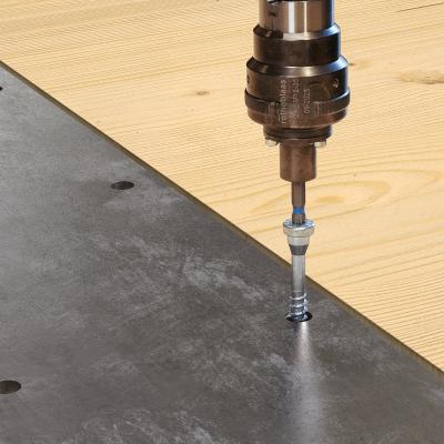 Installazione di vite HBS PLATE con coppia controllata per giunzione legno-acciaio