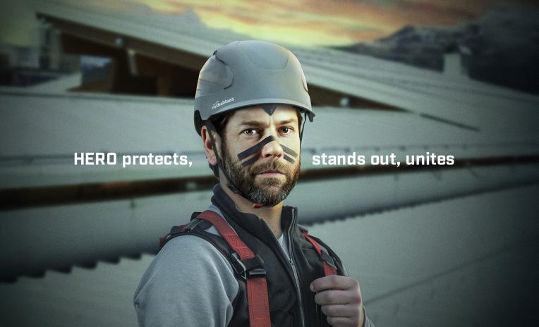Back  Casco antinfortunistico con certificazione EN 397:2025 Tipo II – HERO