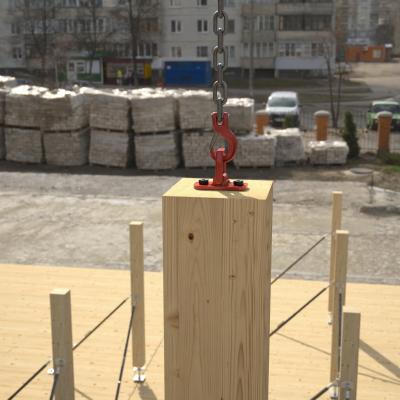 RAPTOR-MINI-lift-glulam-beams-prefabricated-wall-panels-mass-timber-compact-lifting-plate